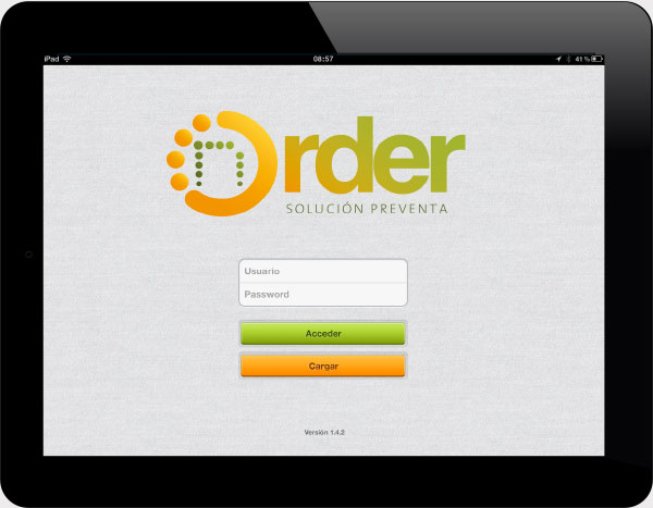 Order. Aplicación preventa rápida y sencilla